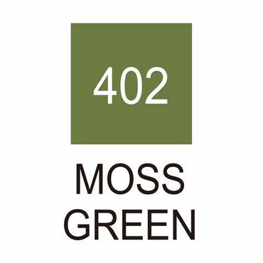 Caneta Pincel Kuretake Zig Clean Color Real Brush Moss Green 402