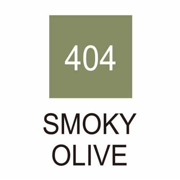 Caneta Pincel Kuretake Zig Clean Color Real Brush Smoky Olive 404