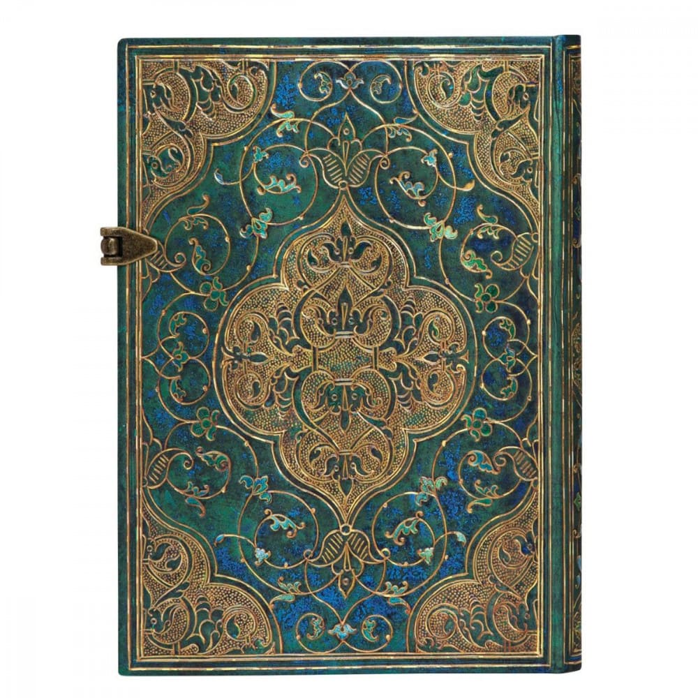 Paperblanks Turquoise Chronicles Capa Dura Midi Pautado