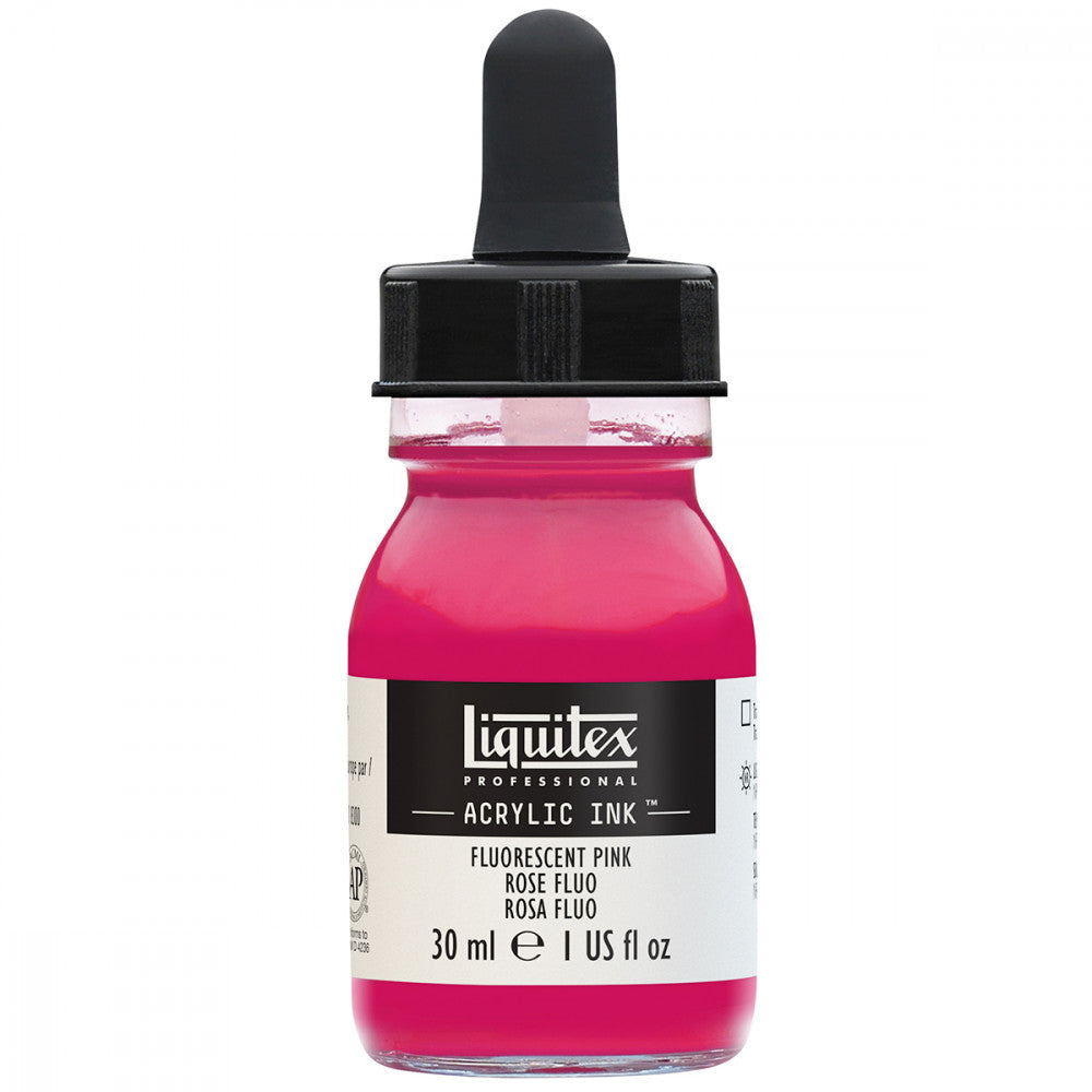 Tinta Acrílica Líquida Liquitex 30ml Fluorescent Pink 987