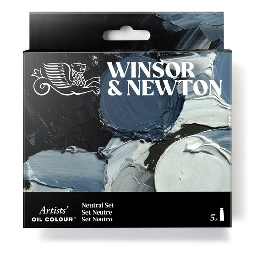 Estojo de Tinta Óleo Artist Winsor & Newton Profissional Neutral Set C/5 Cores