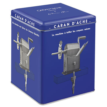 Apontador de Lápis Manivela Caran d'Ache Klein Blue - Colecionador