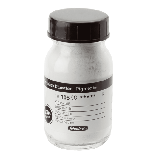 Pigmento em Pó Schmincke 100ml S1 105 Zinc White