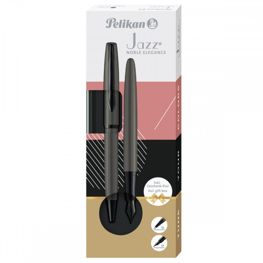 Estojo Caneta Pelikan Jazz Noble Elegance Stone Tinteiro e Esferográfica