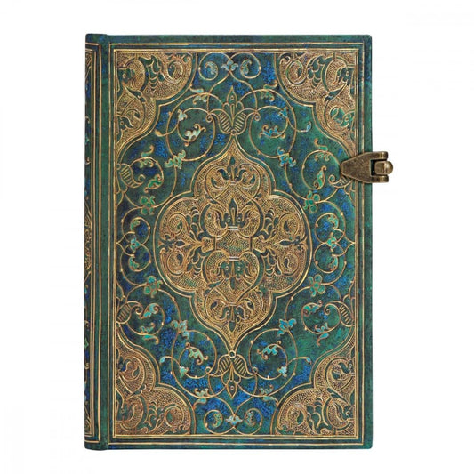 Paperblanks Turquoise Chronicles Capa Dura Mini Pautado