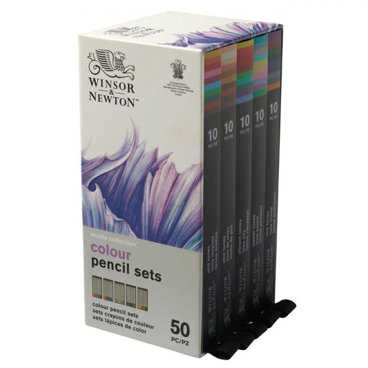 Lápis de Cor Winsor & Newton Studio Collection 50 Cores
