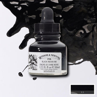 Tinta Nanquim Winsor & Newton 30ml Black Indian Ink
