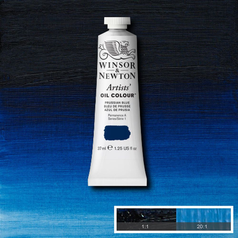Tinta Óleo Artist 37ml Winsor & Newton S1 538 Prussian Blue