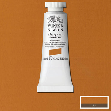 Tinta Guache Winsor & Newton Designers 14ml S1 552 Raw Sienna