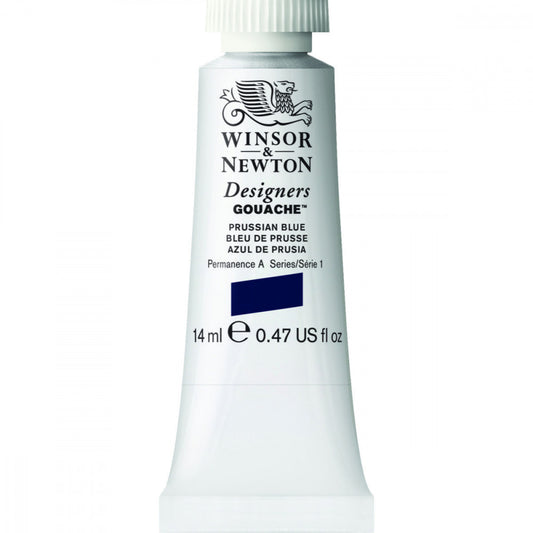 Tinta Guache Winsor & Newton Designers 14ml S1 538 Prussian Blue