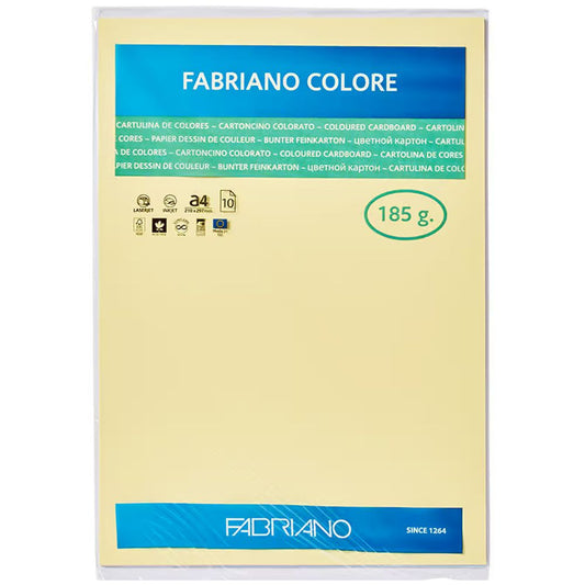 Papel Colore Fabriano Arena A4 185g/m² Pack 10 Folhas