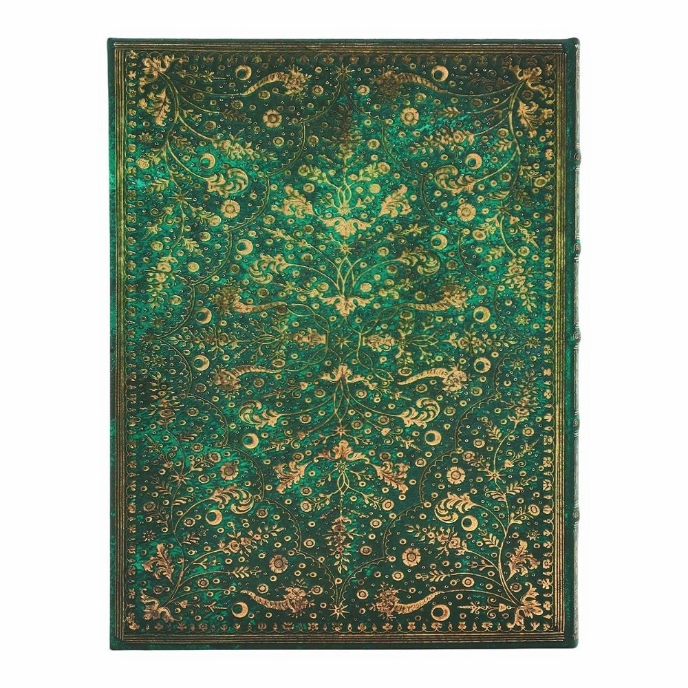 Paperblanks Emerald Flower Ultra Capa Dura Pautado