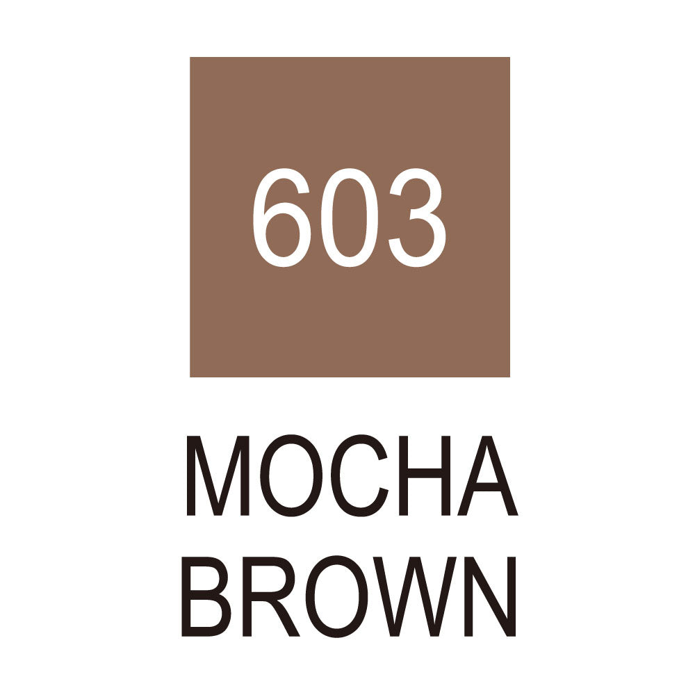 Caneta Pincel Kuretake Zig Clean Color Real Brush Mocha Brown 603
