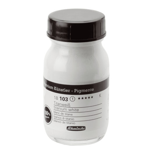 Pigmento em Pó Schmincke 100ml S1 103 Titanium White