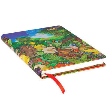 Paperblanks Moon Garden Midi Capa Dura Sem Pauta