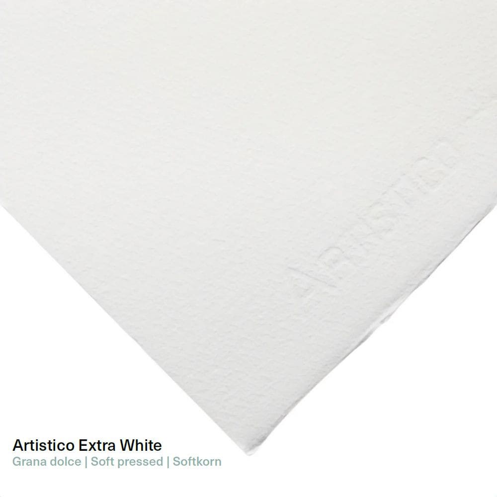 Papel Aquarela Fabriano Artístico EXTRA WHITE Grana Dolce 300g/m² 56X76cm