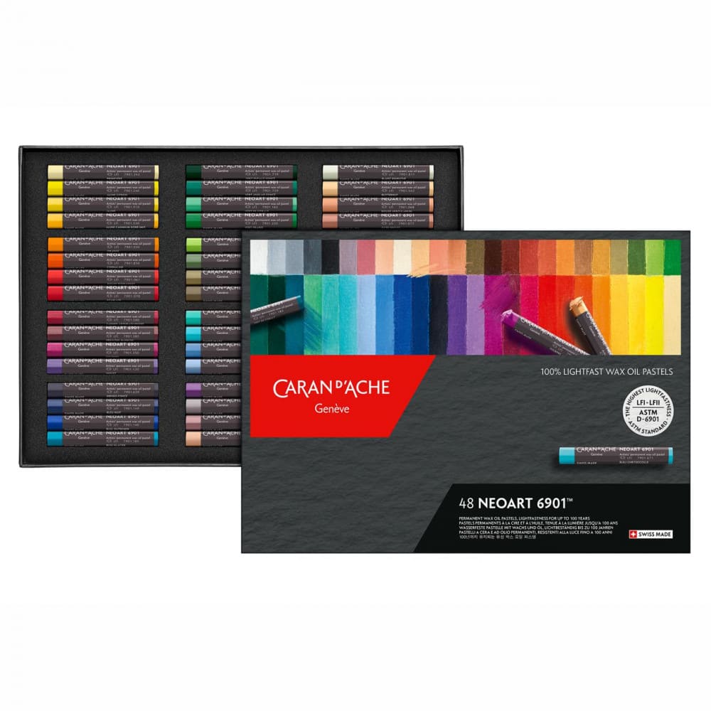Pastel Neoart Caran d’Ache 6901 48 Cores