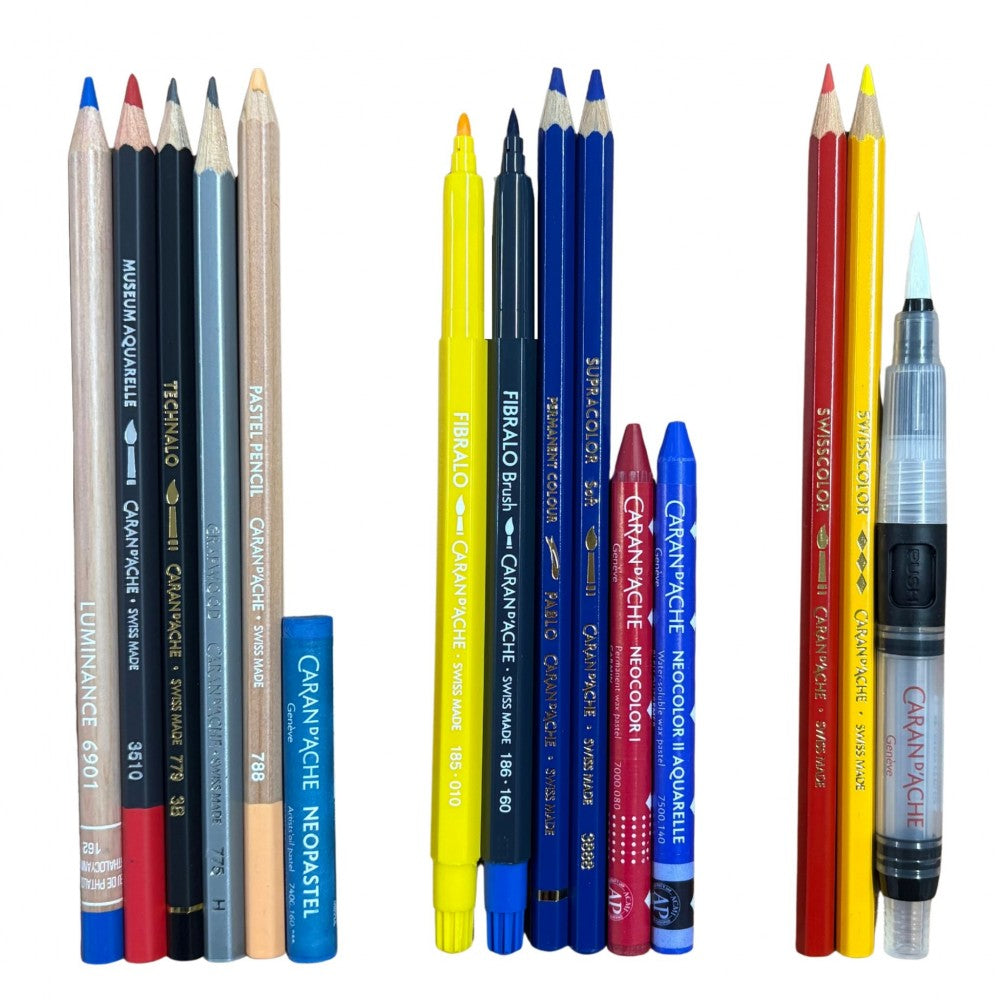 Conjunto Para Desenho Caran d’ Ache Fine Arts Training