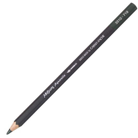 Lápis Aquarelado Caran D'Ache Museum 719 Dark Green