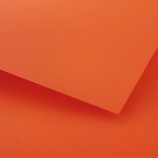 Papel Colore Fabriano Laranja Intenso 50X65cm 185g/m²