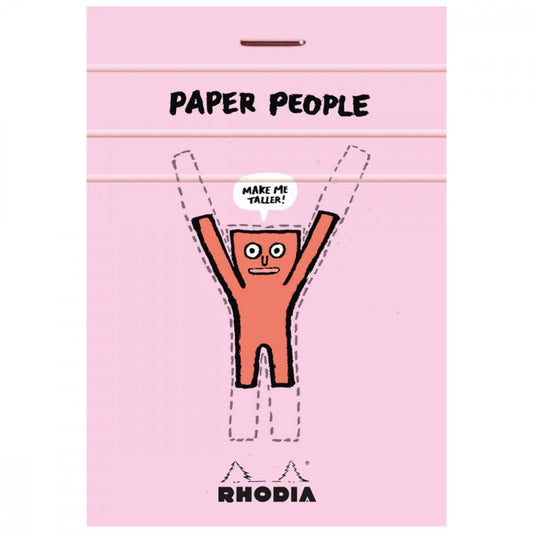 Bloco Rhodia Edição 90 anos & Paper People 7,2x10,3cm 80 Folhas