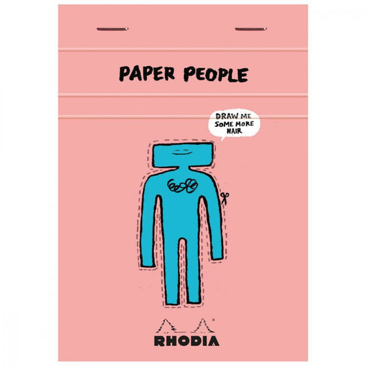 Bloco Rhodia Edição 90 anos & Paper People 10,3x14,6cm 80 Folhas