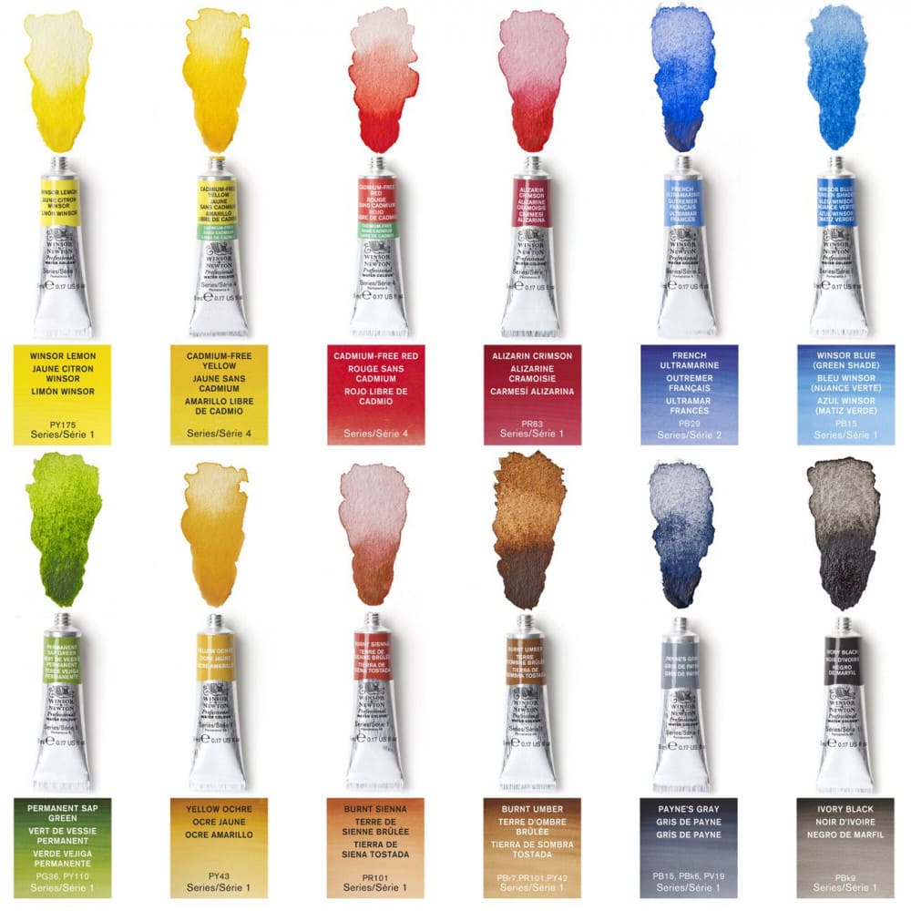 Estojo Tinta Aquarela Winsor & Newton Profissional Tubo Edição Limitada