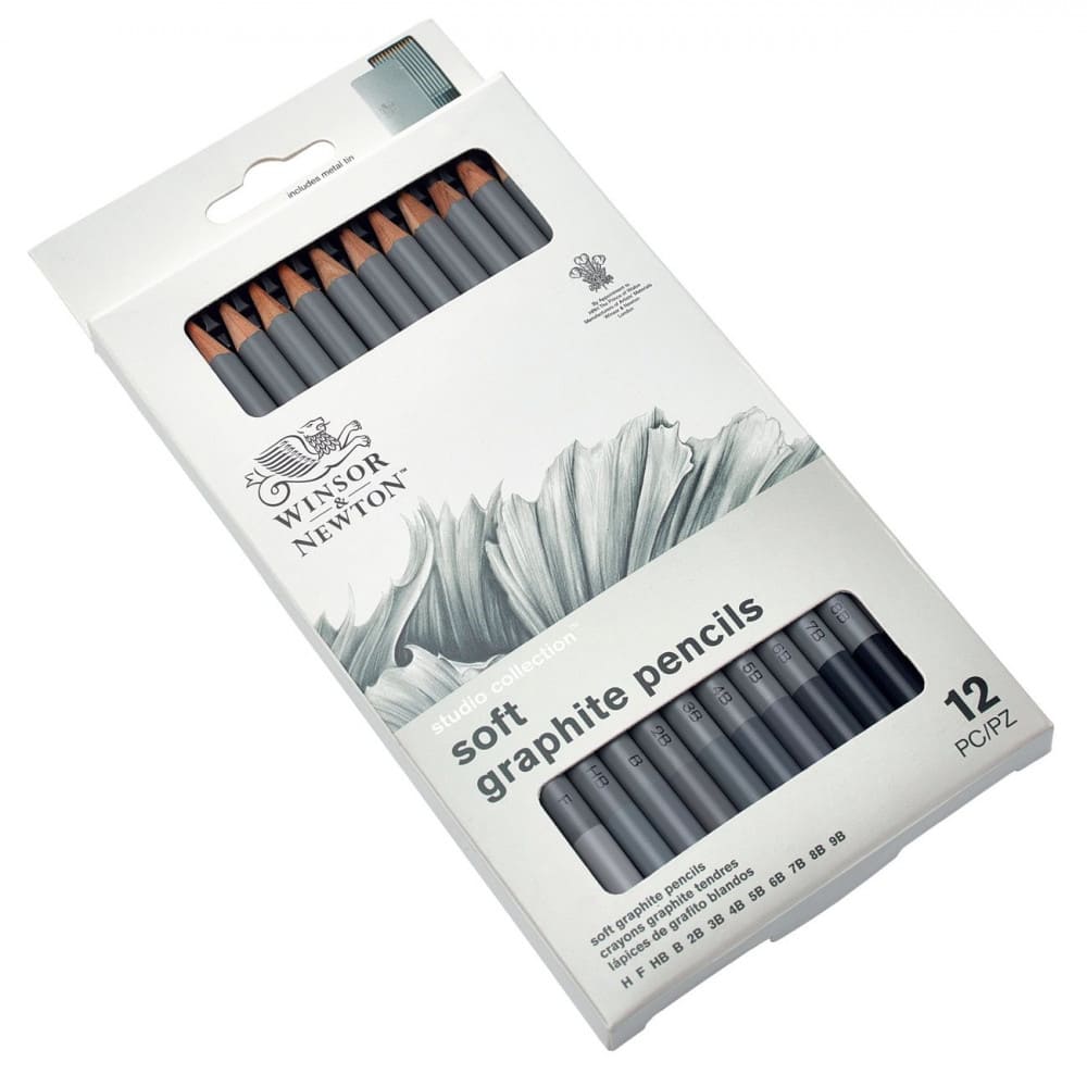Estojo Lápis Grafite Winsor & Newton 12 Graduações