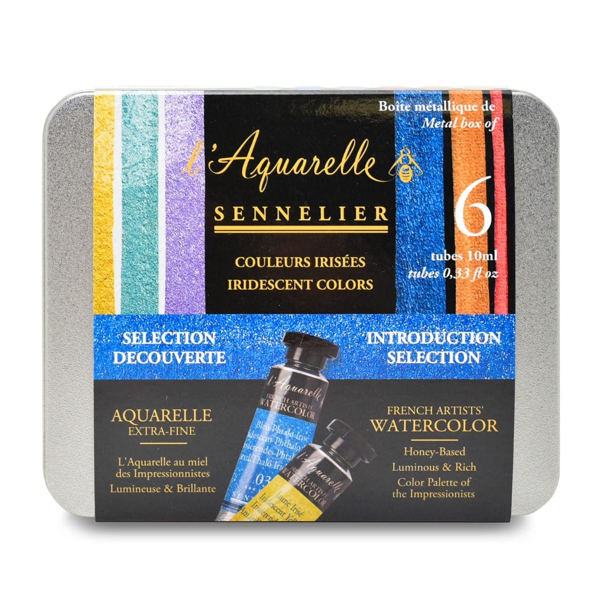 Tinta Aquarela Sennelier L'Aquarelle Extra Fine Seleção Cores Iridescentes