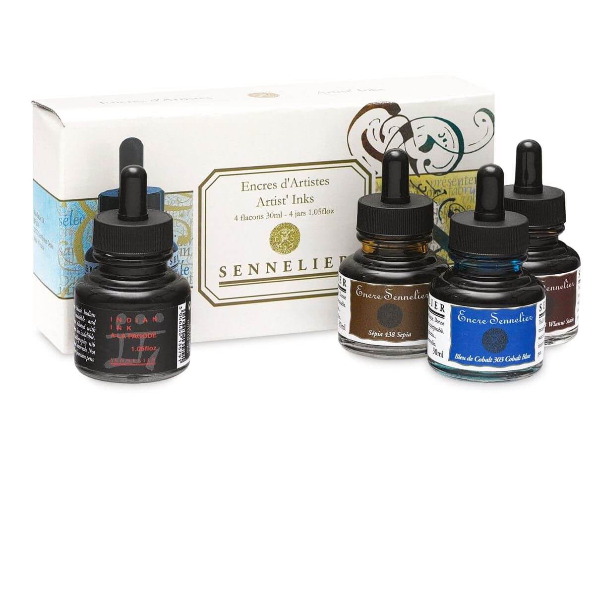 Conjunto de Tinta para Caligrafia Sennelier