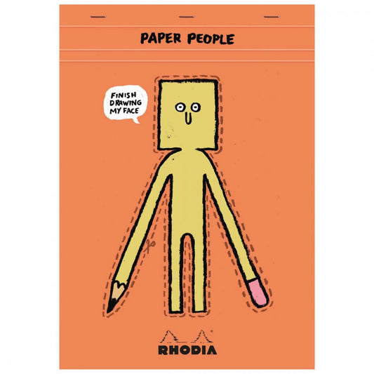 Bloco Rhodia Edição 90 anos & Paper People 20,8x29,5cm 80 Folhas