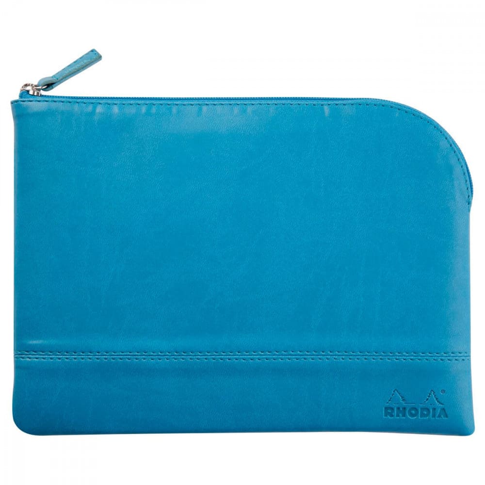 Case Rhodia com Ziper 16x22cm Turquoise
