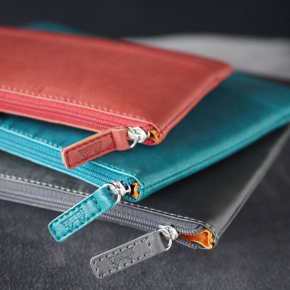 Case Rhodia com Ziper 16x22cm Turquoise