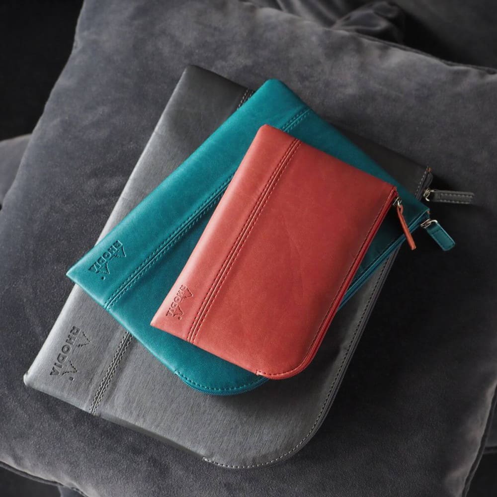 Case Rhodia com Ziper 16x22cm Tangerine