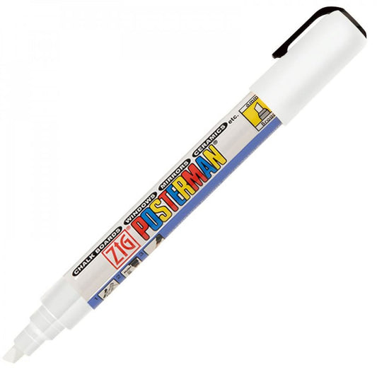 Marcador Zig Posterman Kuretake Broad White PMA-50