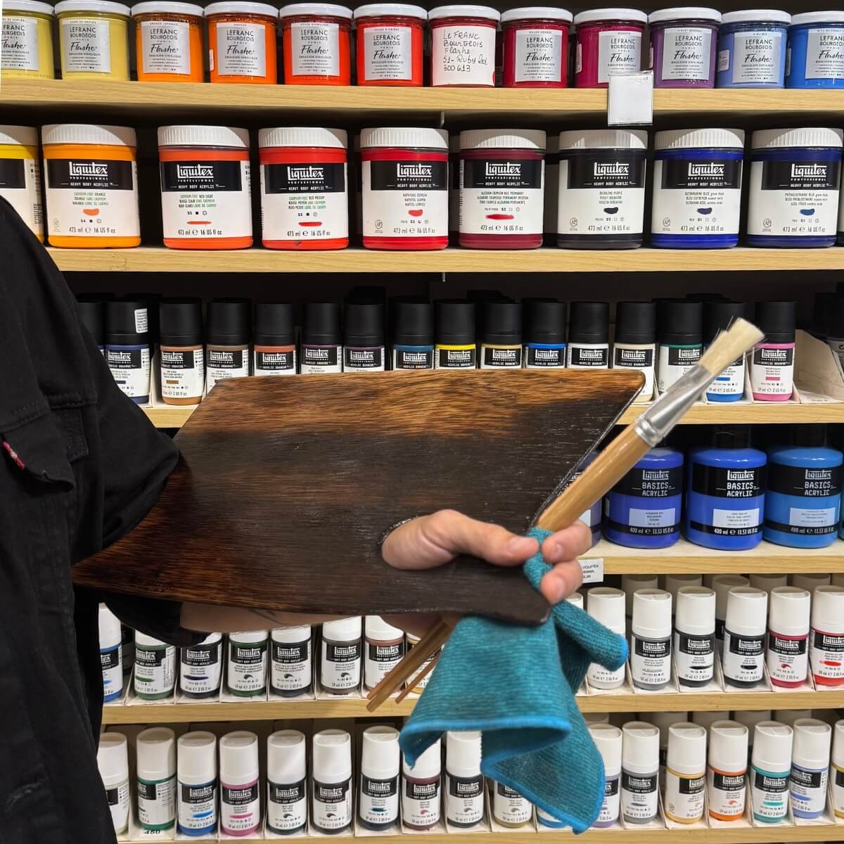 Paleta de Madeira para Pintura Plumo Buonarroti