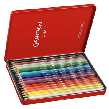 Lápis Aquarelável Supracolor Caran D'Ache 18 Cores Edição Limitada