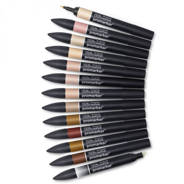 Marcador ProMarker 12 Cores de Pele Winsor & Newton