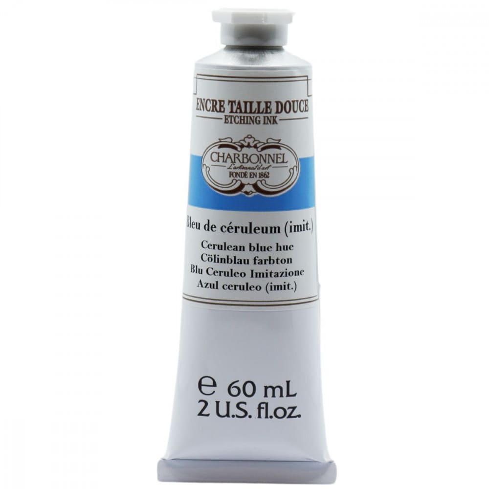 Tinta Para Gravura em Metal Cerulean Blue Charbonnel 60ml