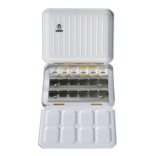 Tinta Aquarela Schmincke Horadam Pastilha 06 Cores Gold Edition
