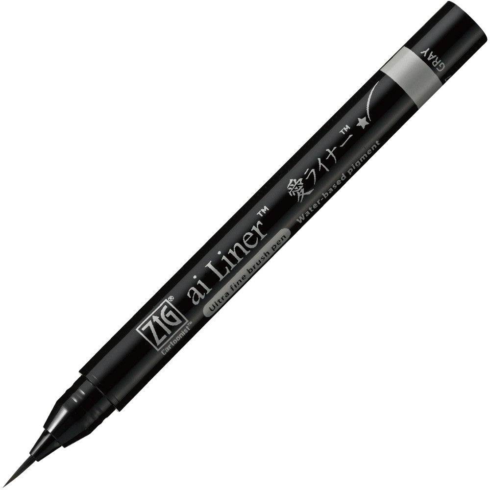 Caneta Pincel Ultra Fina Ai Liner Kuretake Gray