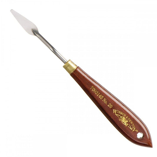 espátula de aço para pintura winsor & newton 20