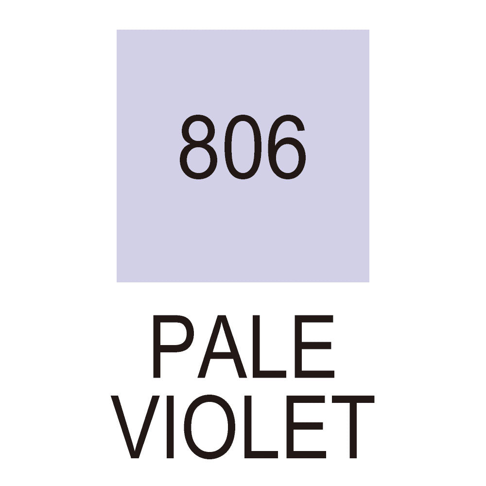 Caneta Pincel Kuretake Zig Clean Color Real Brush Pale Violet 806