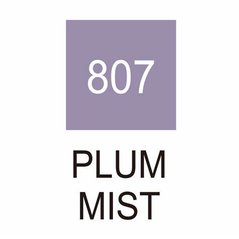 Caneta Pincel Kuretake Zig Clean Color Real Brush Plum Mist 807