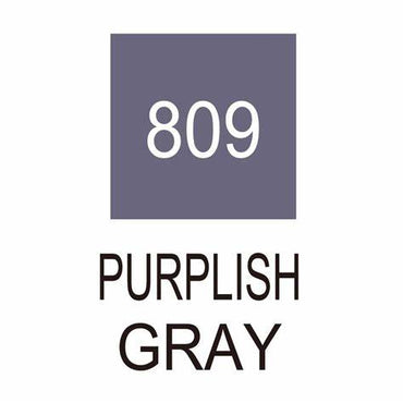 Caneta Pincel Kuretake Zig Clean Color Real Brush Purplish Gray 809