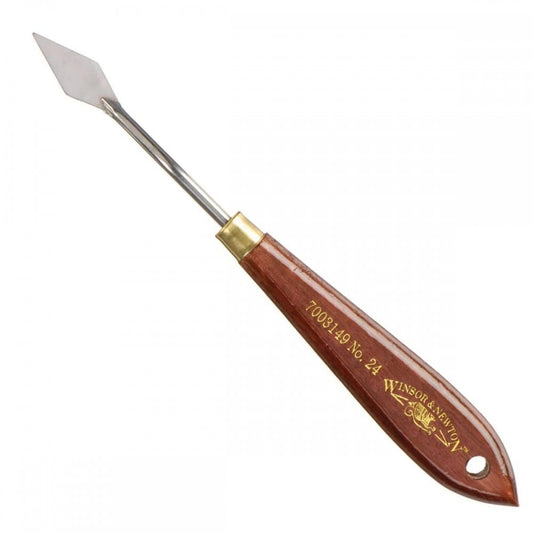 espátula de aço para pintura winsor & newton 24