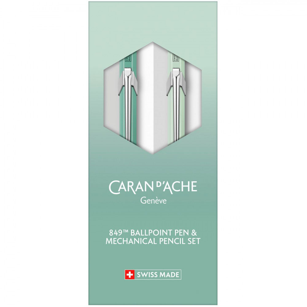 Estojo Presente Caneta e Lapiseira Caran d’Ache Misty Forest