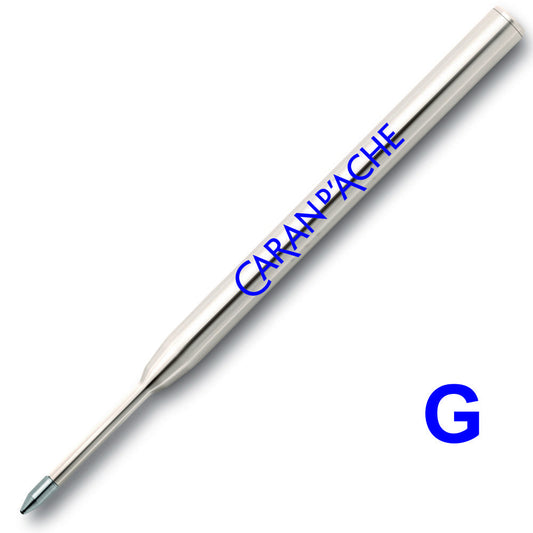 Carga Para Caneta Esferográfica Caran d'Ache Goliath Pena G Azul Unidade