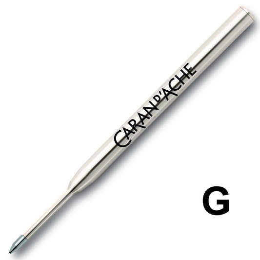 Carga Para Caneta Esferográfica Caran d'Ache Goliath Pena G Preto Unidade
