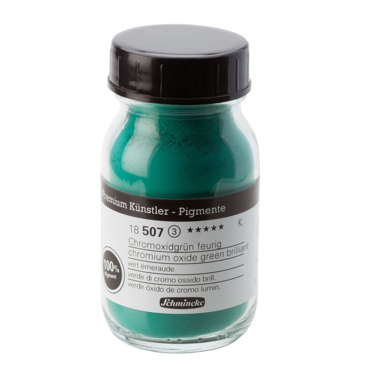 Pigmento em Pó Schmincke 100ml S3 507 Chromium Oxide Green Brill